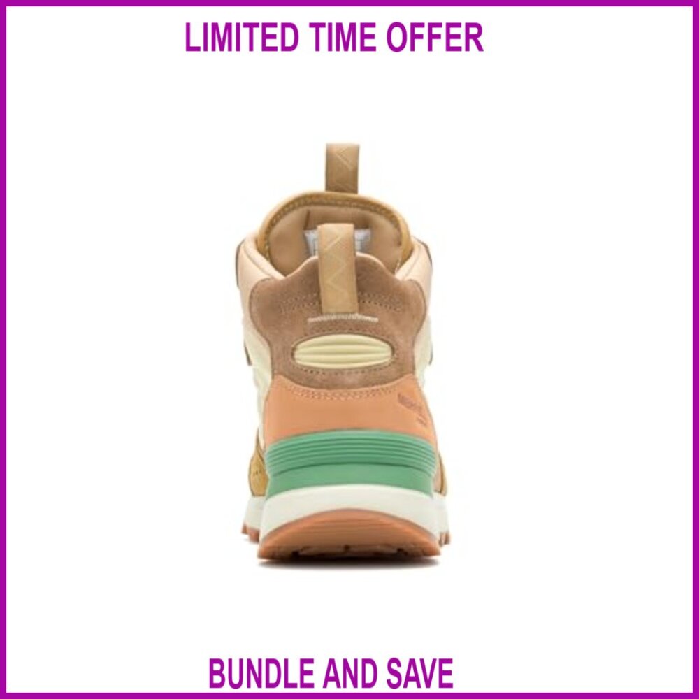 Waterproof Hiking Sneaker Boots, Suede Leather, Lace-Up Ankle Boots - Picture 5 of 6